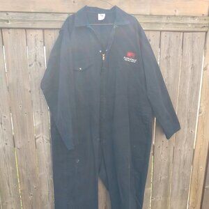 Vintage Coveralls Size 56R Boiler Suit Floradale Feed Mill Uniform Farmer